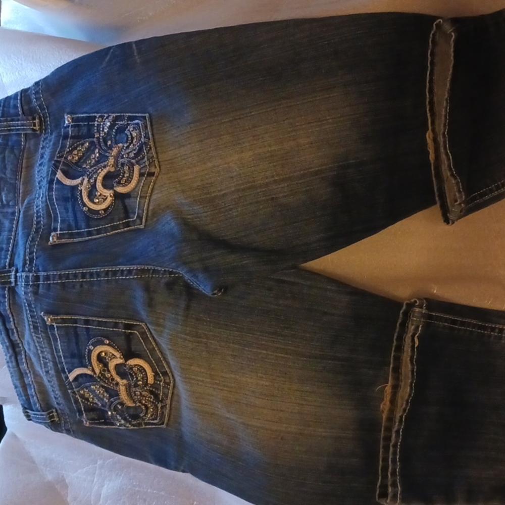 Girls blue jeans size 11 friend soundgirls